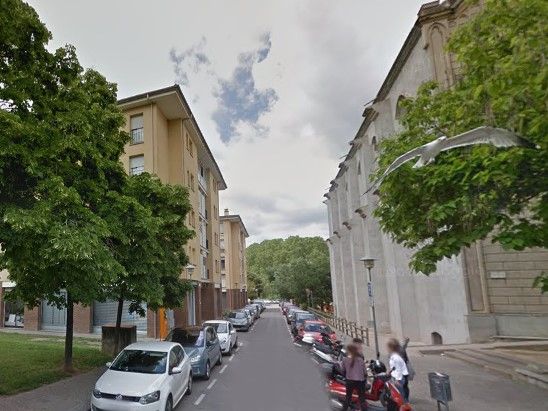 Vista exterior de Pis en venda en Girona Capital amb Terrassa