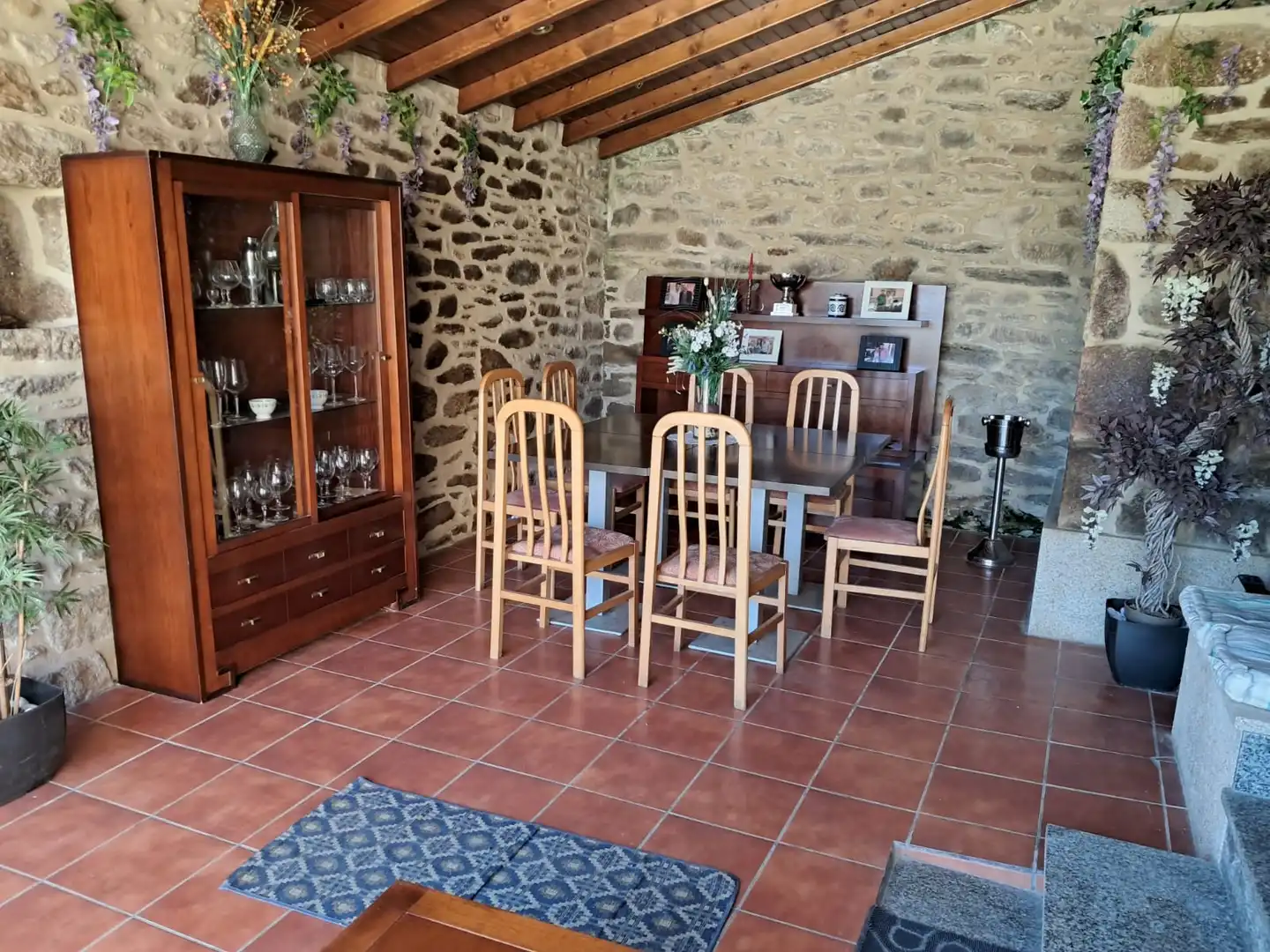 Comedor de Finca rústica en venta en Teo con Calefacción, Terraza y Trastero