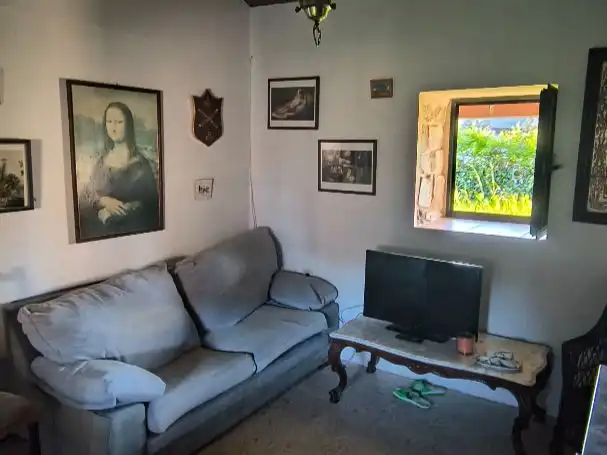 Sala d'estar de Casa o xalet en venda en A Cañiza   amb Terrassa i Balcó