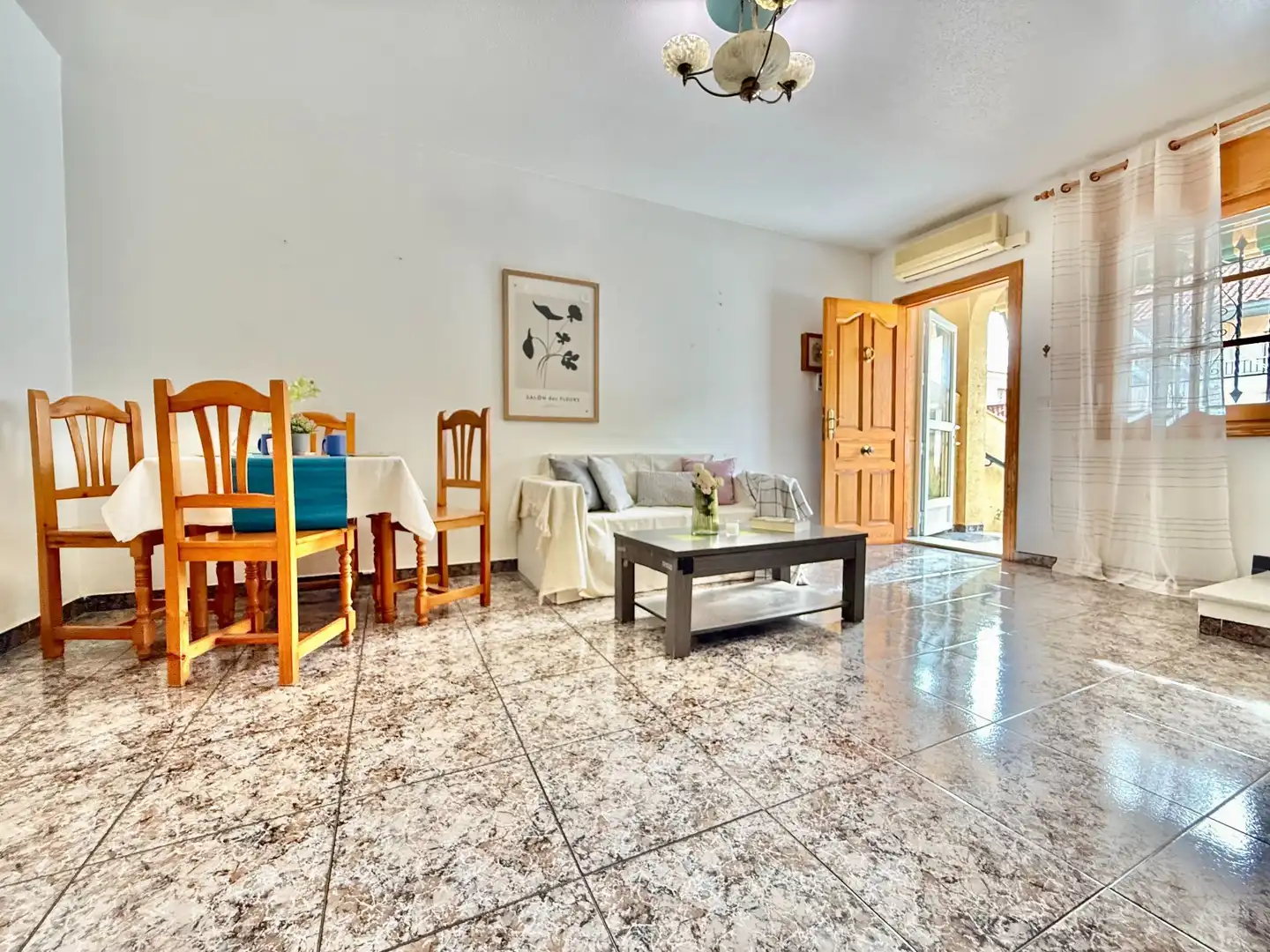 Sala de estar de Dúplex en venta en San Javier con Aire acondicionado, Jardín privado y Trastero