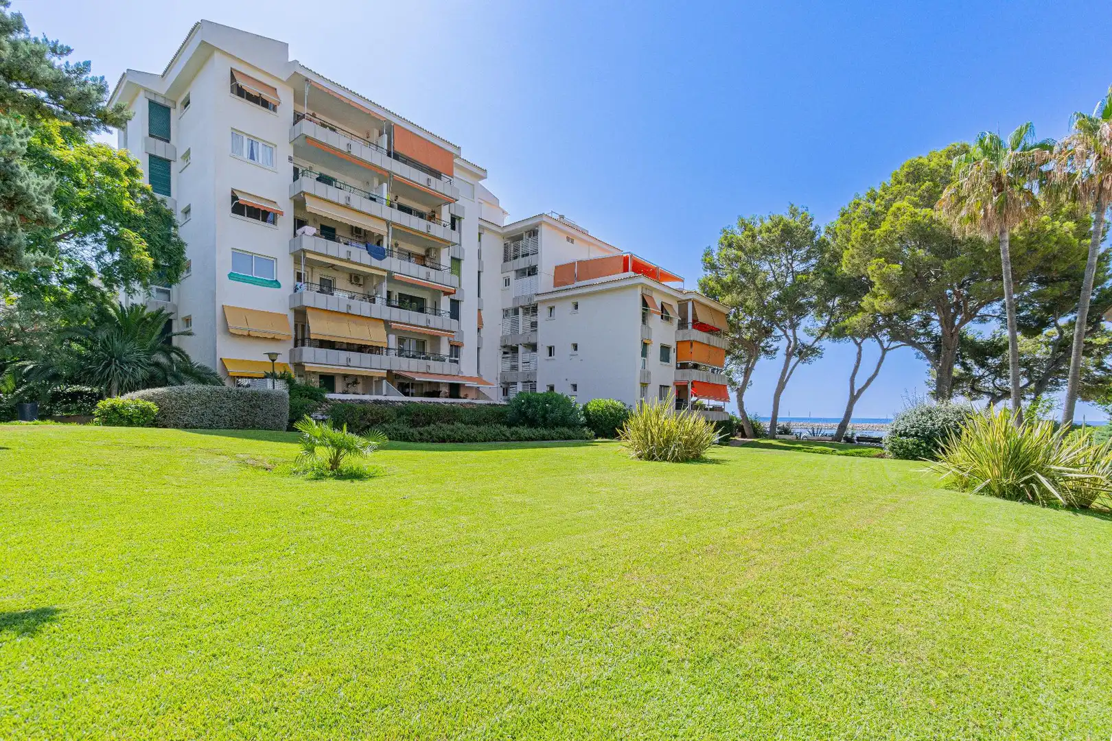 Vista exterior de Apartamento en venta en Calvià con Aire acondicionado, Jardín privado y Terraza