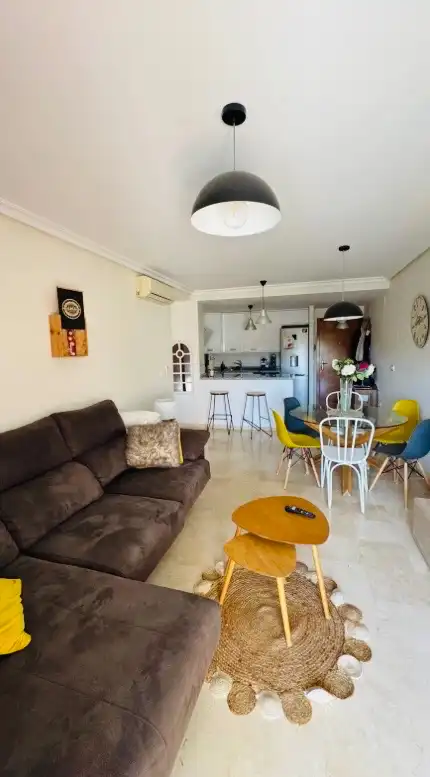 Living room of Flat for sale in Dénia  with Air Conditioner, Heating and Terrace