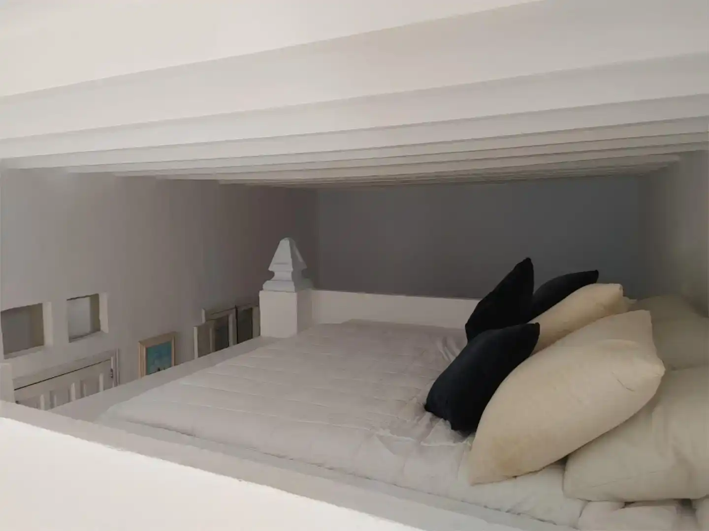 Schlafzimmer von Wohnung zur Miete in  Palma de Mallorca mit Möbliert, Waschmaschine und Fernseher