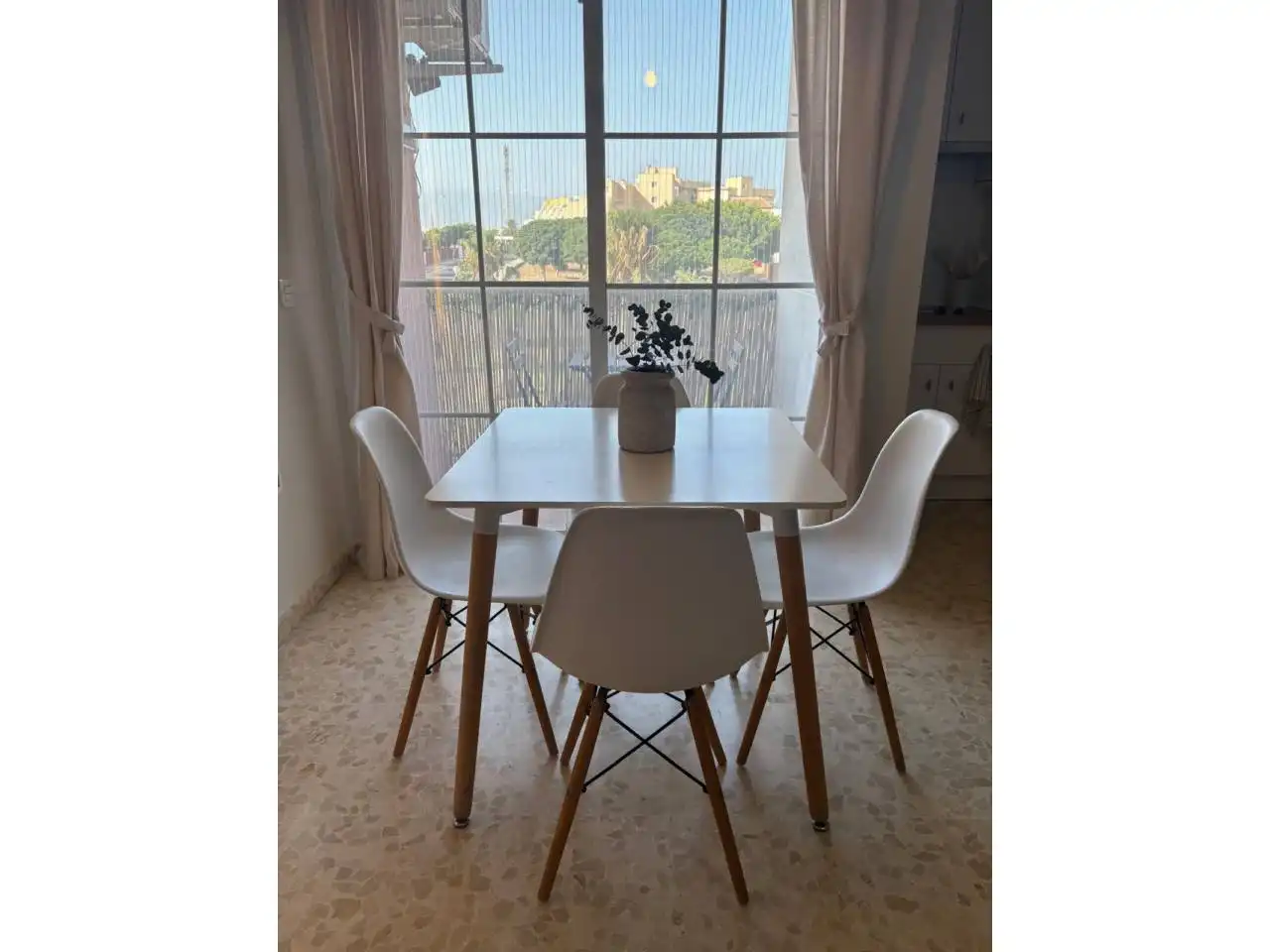 Dining room of Study for rent in Roquetas de Mar  with Air Conditioner, Furnished and Balcony