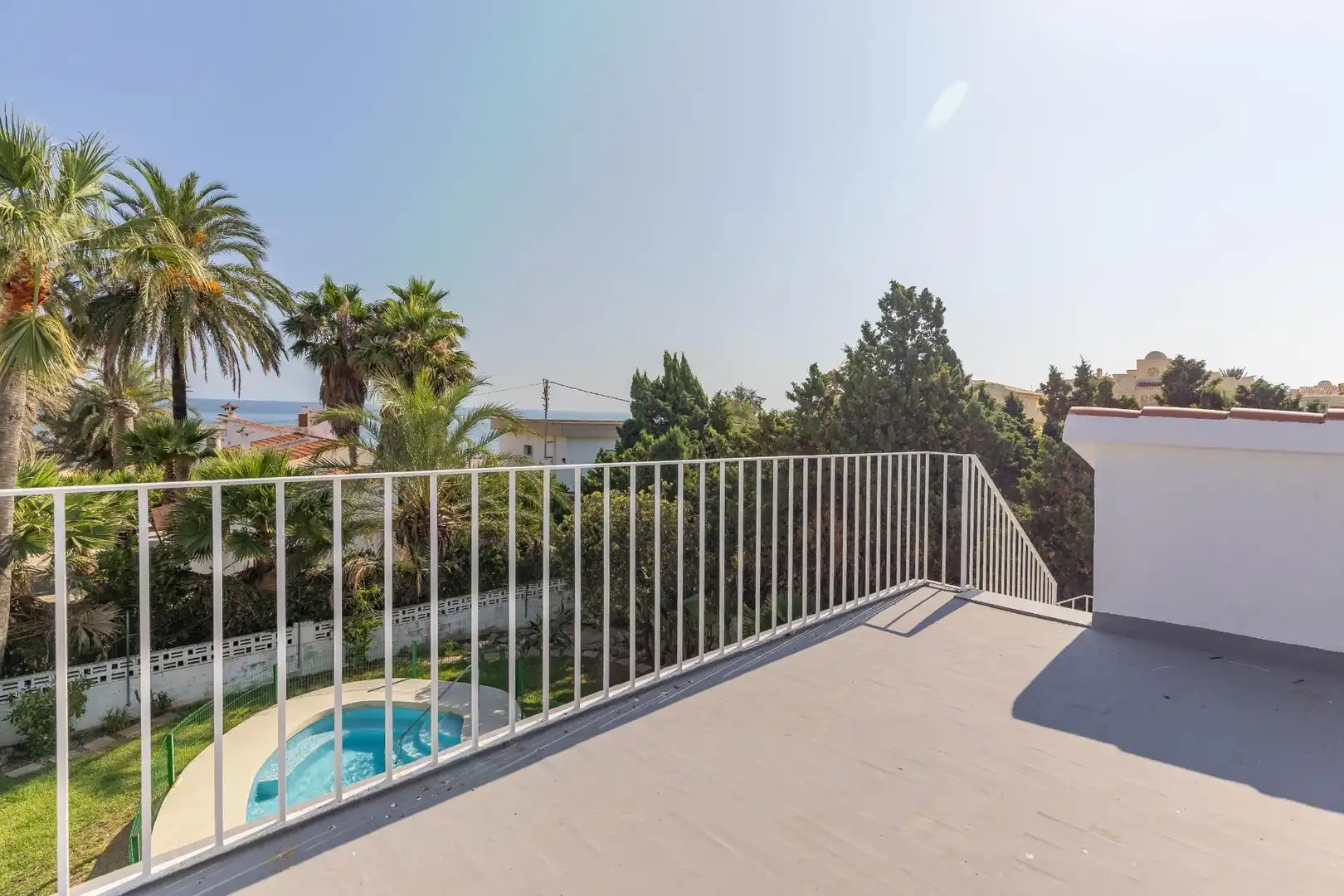 Terrasse von Haus oder Chalet zum Verkauf in Dénia mit Klimaanlage, Heizung und Privatgarten