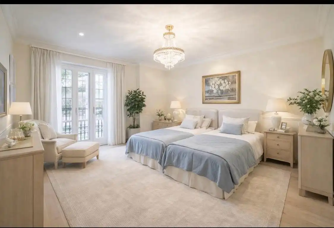 Habitación de Casa o chalet en venta en Madrid con Aire acondicionado, Jardín privado y Trastero