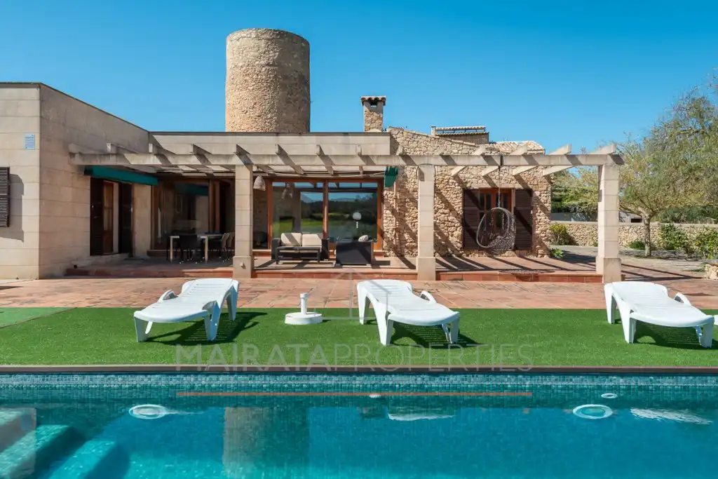 Terrassa de Finca rústica en venda en Felanitx amb Aire condicionat, Jardí privat i Terrassa