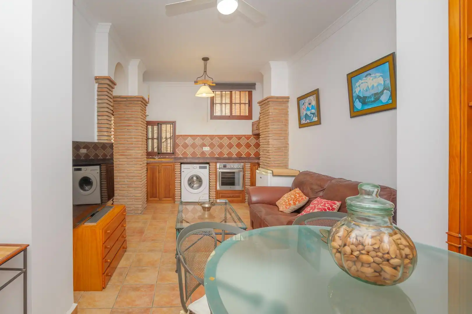 Living room of Houses for sale in Málaga  with Air Conditioner, Private garden and Swimming Pool
