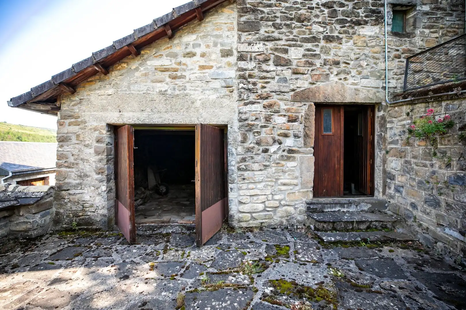 Vista exterior de Casa o chalet en venta en Aragüés del Puerto con Jardín privado, Terraza y Amueblado