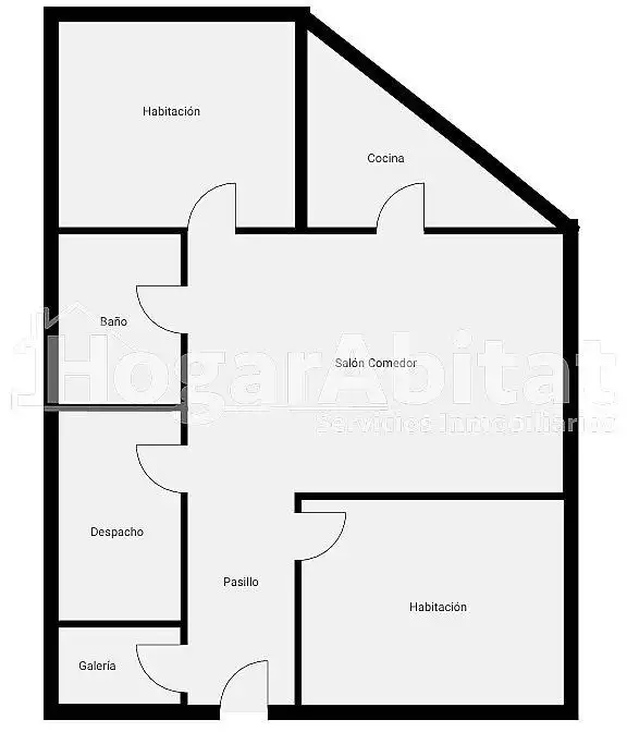 Piso en venta en Castellón de la Plana / Castelló de la Plana con Aire acondicionado, Calefacción y Trastero