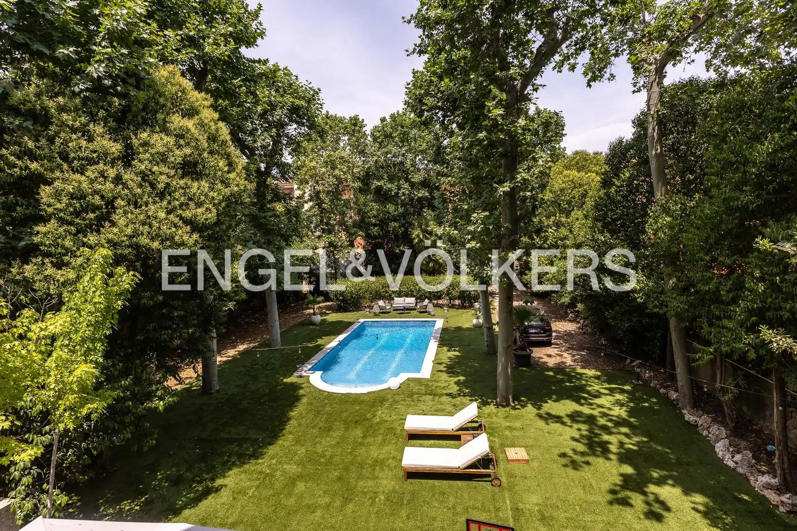 Piscina de Casa o xalet en venda en Cardedeu amb Calefacció, Jardí privat i Terrassa