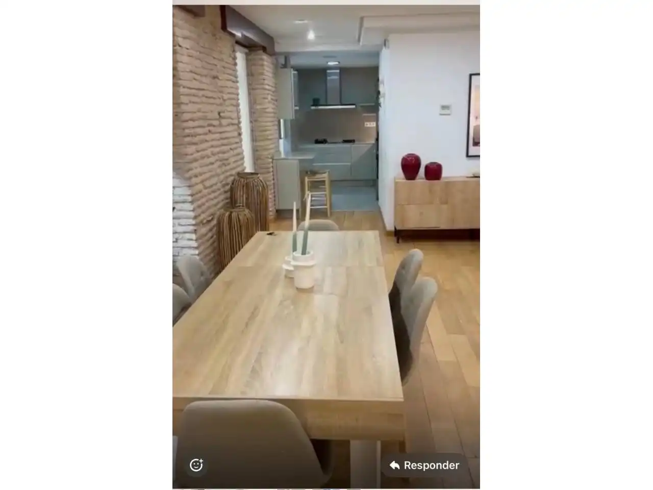 Dining room of Flat for rent in Valencia  with Air Conditioner, Heating and Furnished