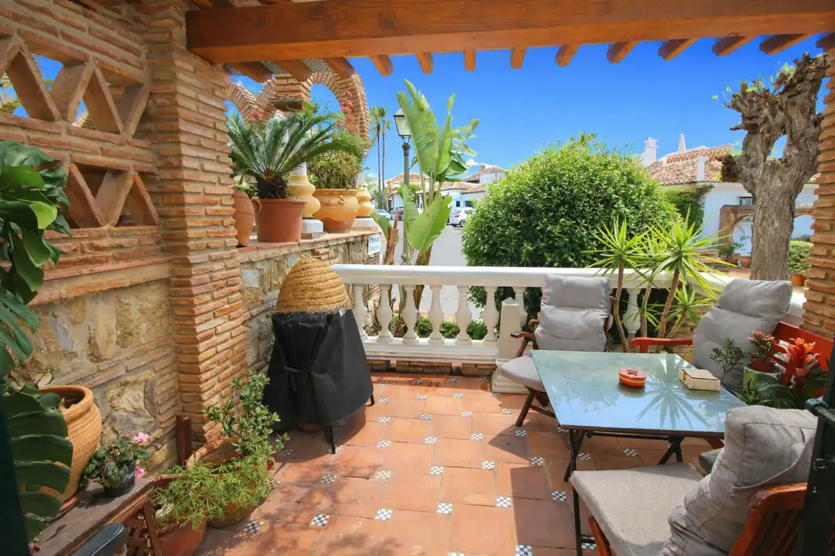 Terraza de Casa adosada en venta en Mijas con Calefacción, Terraza y Piscina