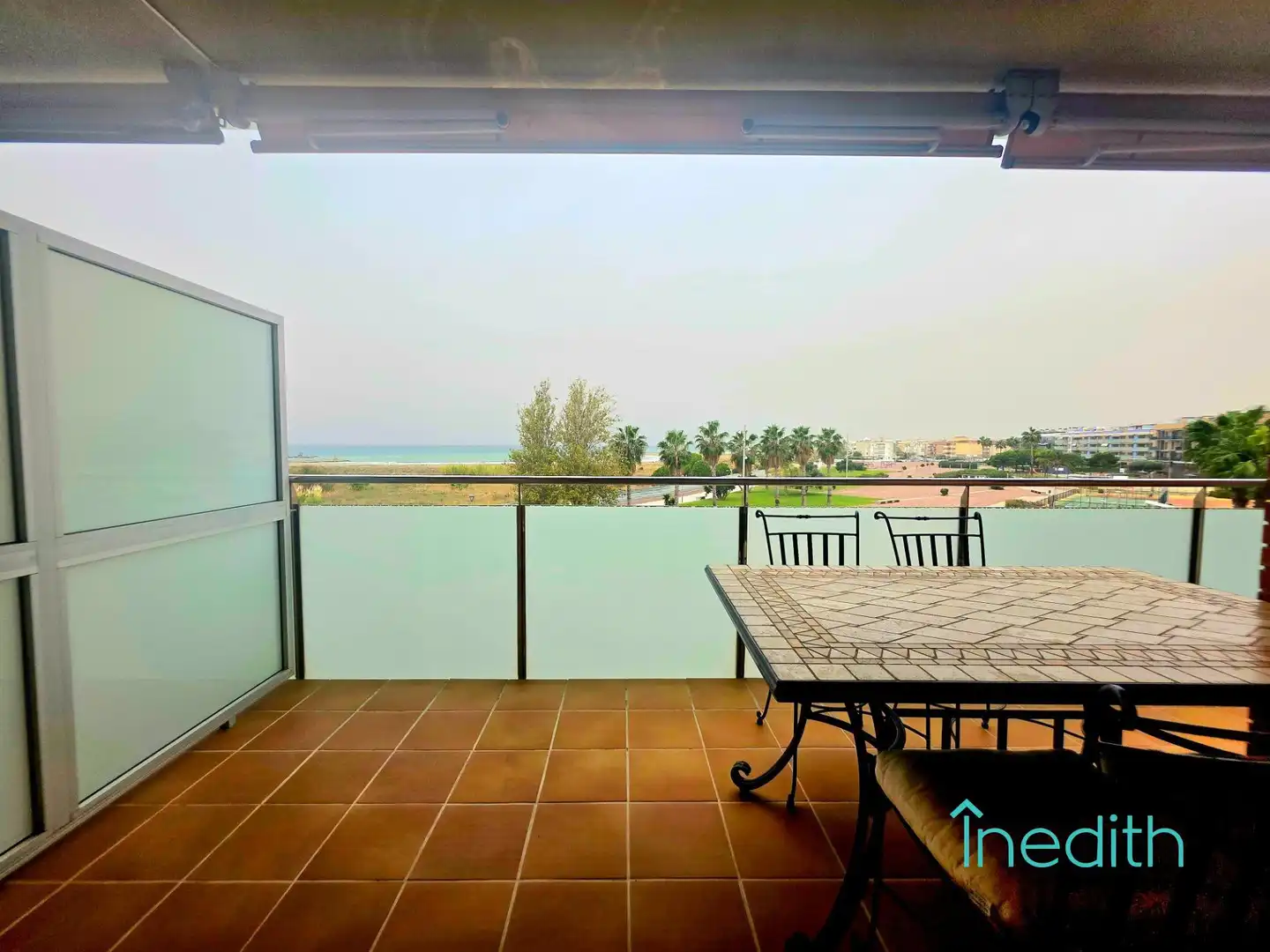Terrasse von Wohnung zum Verkauf in Cubelles mit Klimaanlage, Heizung und Terrasse