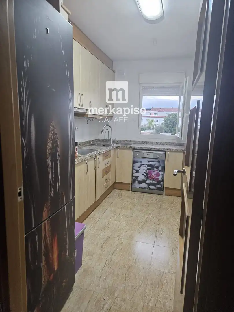 Kitchen of Flat for sale in Cubelles  with Air Conditioner, Heating and Terrace