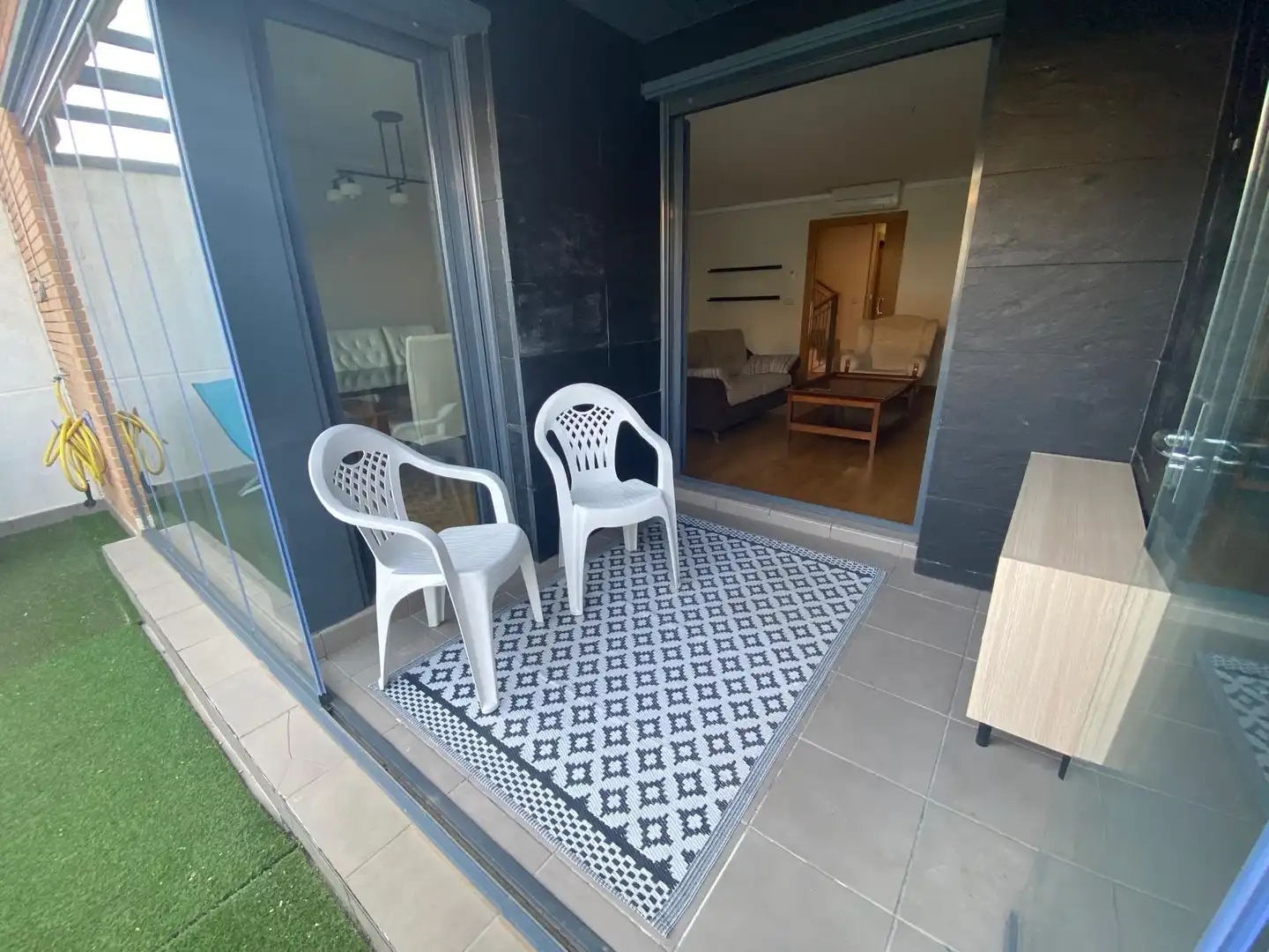 Balcony of Detached homes for sale in Albacete  with Air Conditioner, Heating and Private garden