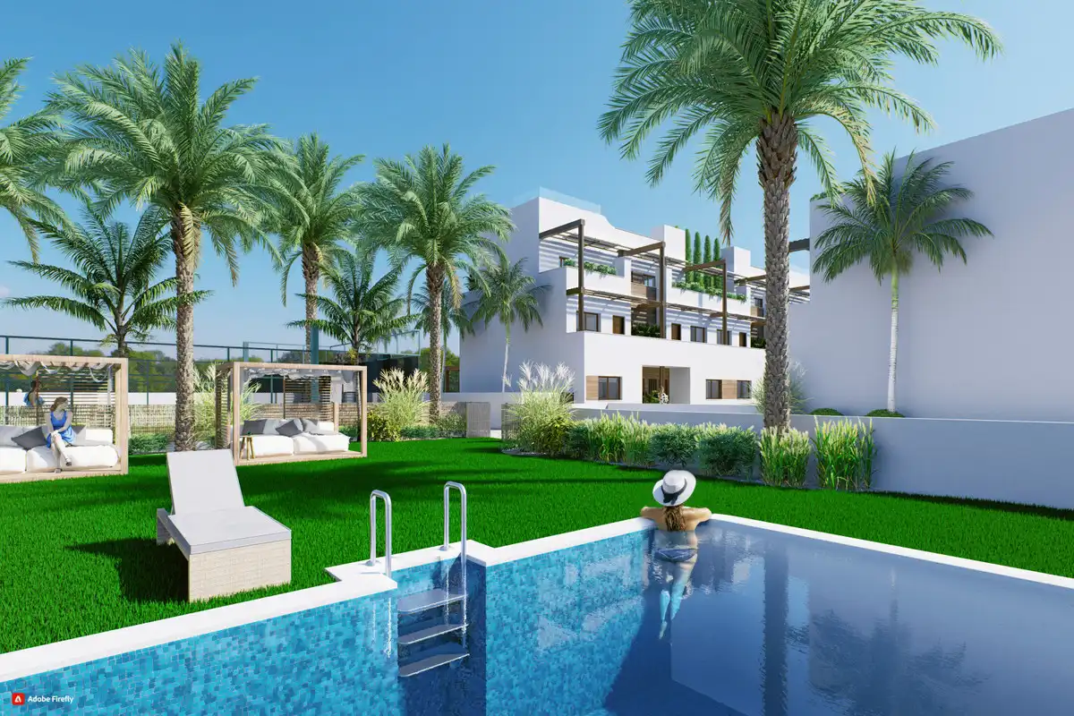 Piscina de Apartament en venda en Pilar de la Horadada
