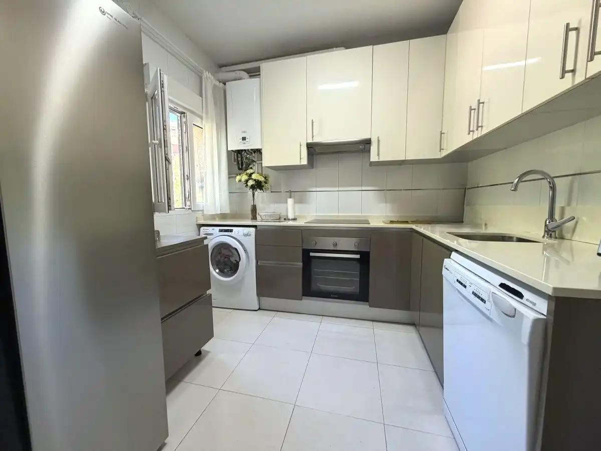 Kitchen of Flat for sale in Madrid  with Air Conditioner, Heating and Terrace