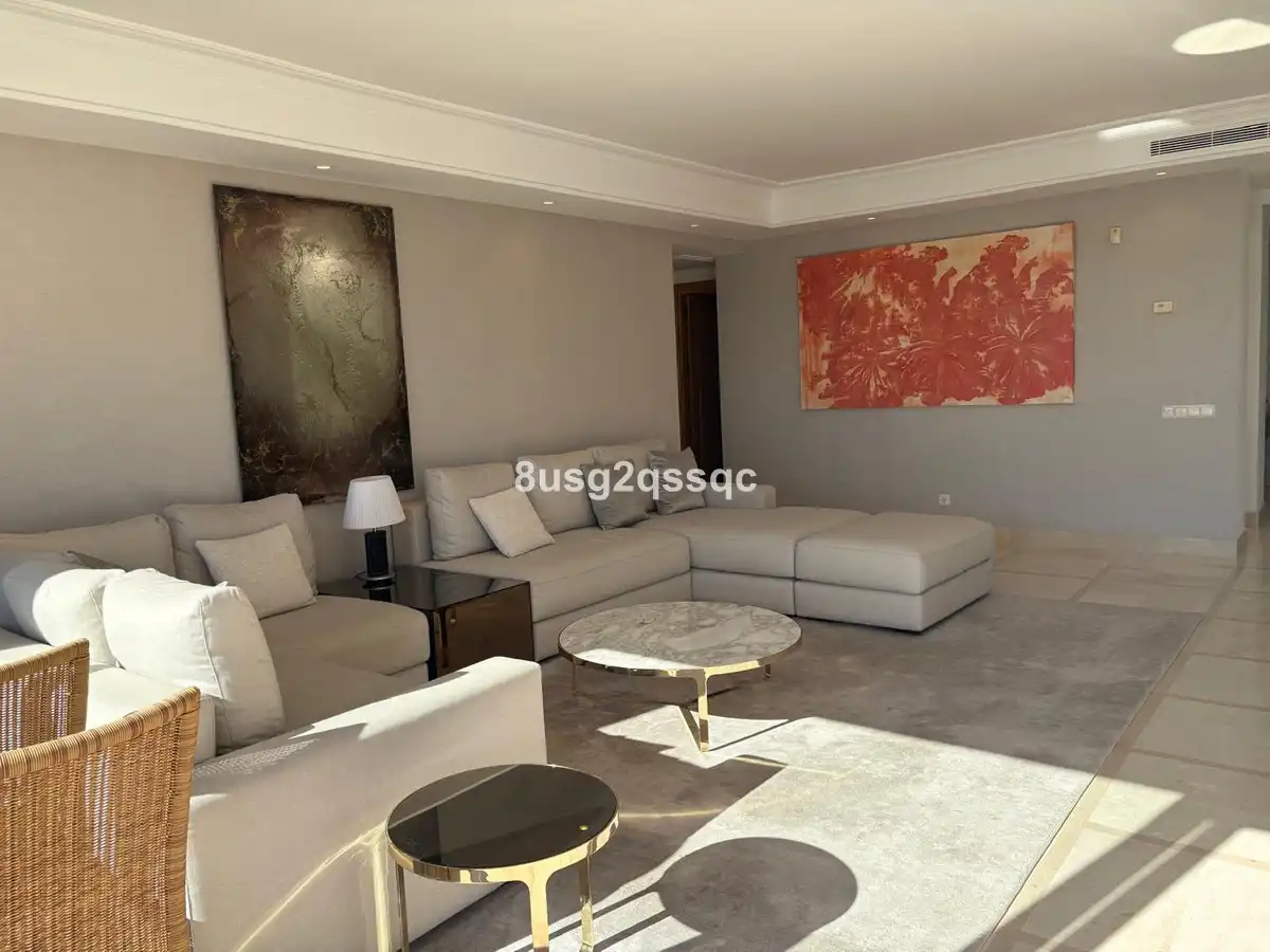 Sala d'estar de Àtic en venda en Estepona amb Terrassa