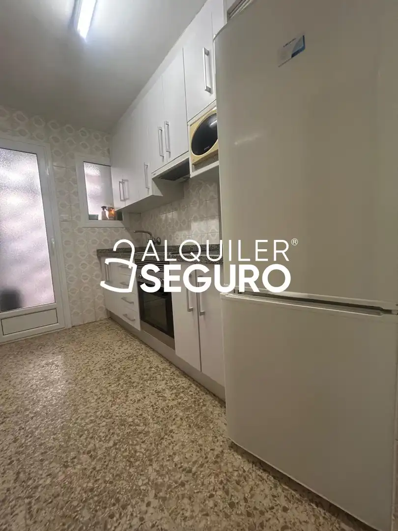 Kitchen of Flat for rent in Granada  with Air Conditioner, Terrace and Furnished