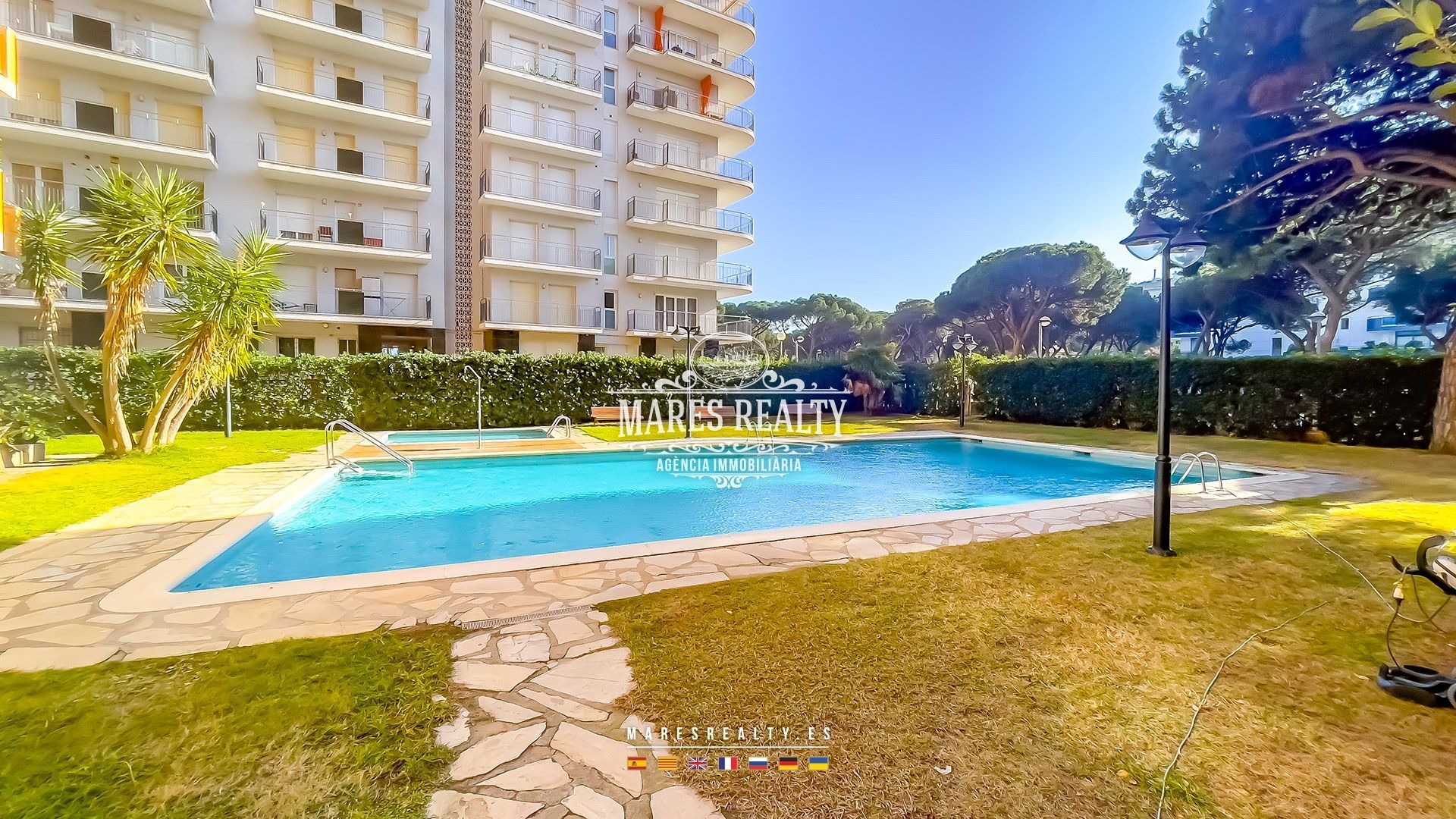 Exterior view of Flat for sale in Blanes  with Heating, Terrace and Furnished