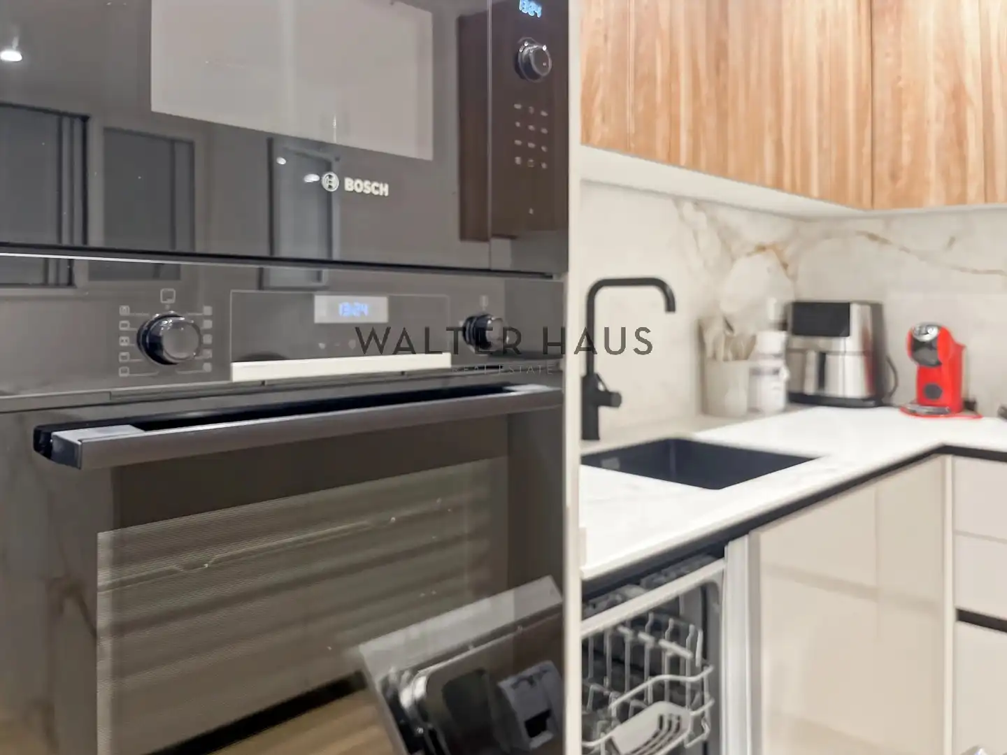 Cocina de Piso de alquiler en Barcelona con Aire acondicionado y Amueblado