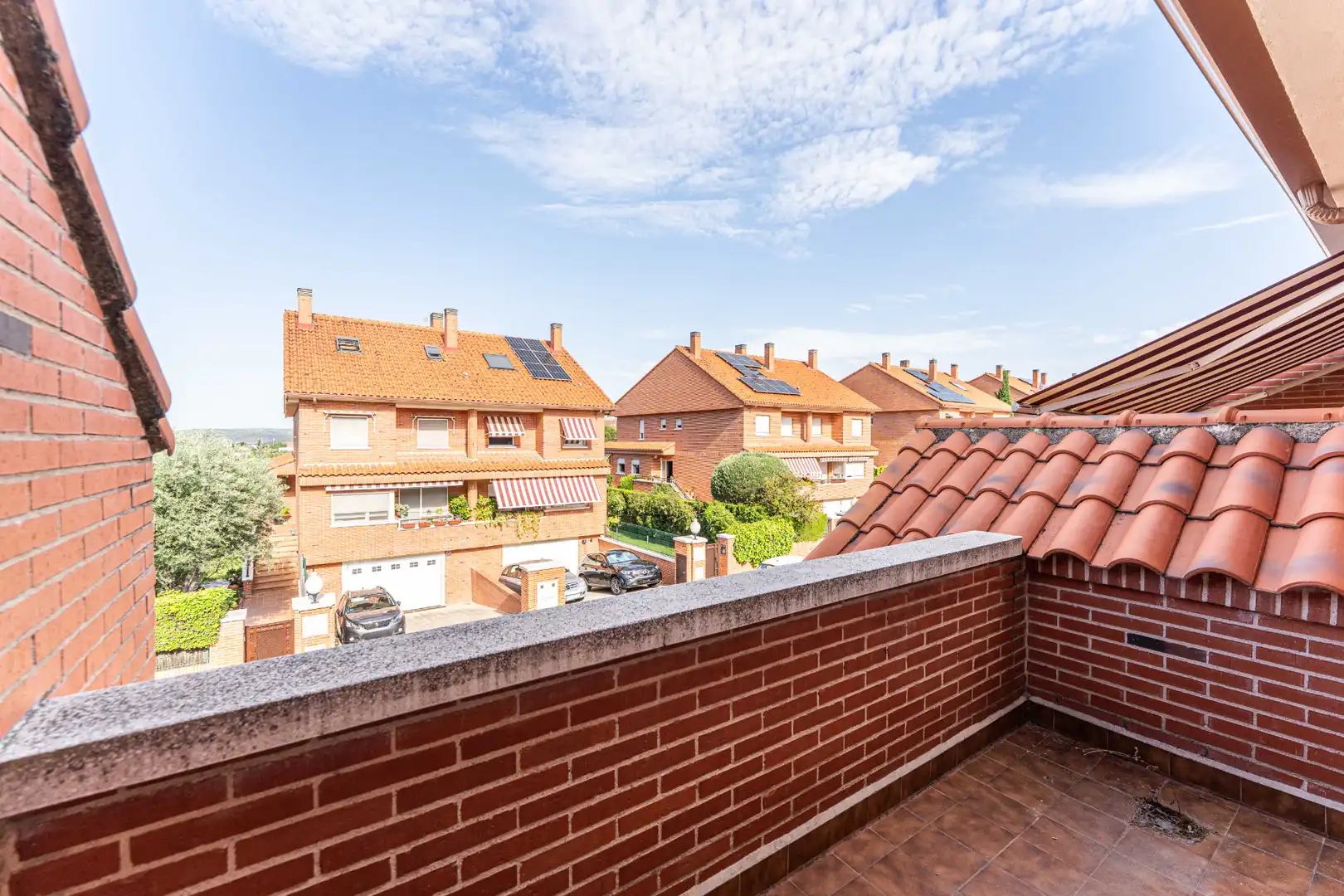 Terraza de Casa adosada en venta en Las Rozas de Madrid con Calefacción, Jardín privado y Parquet