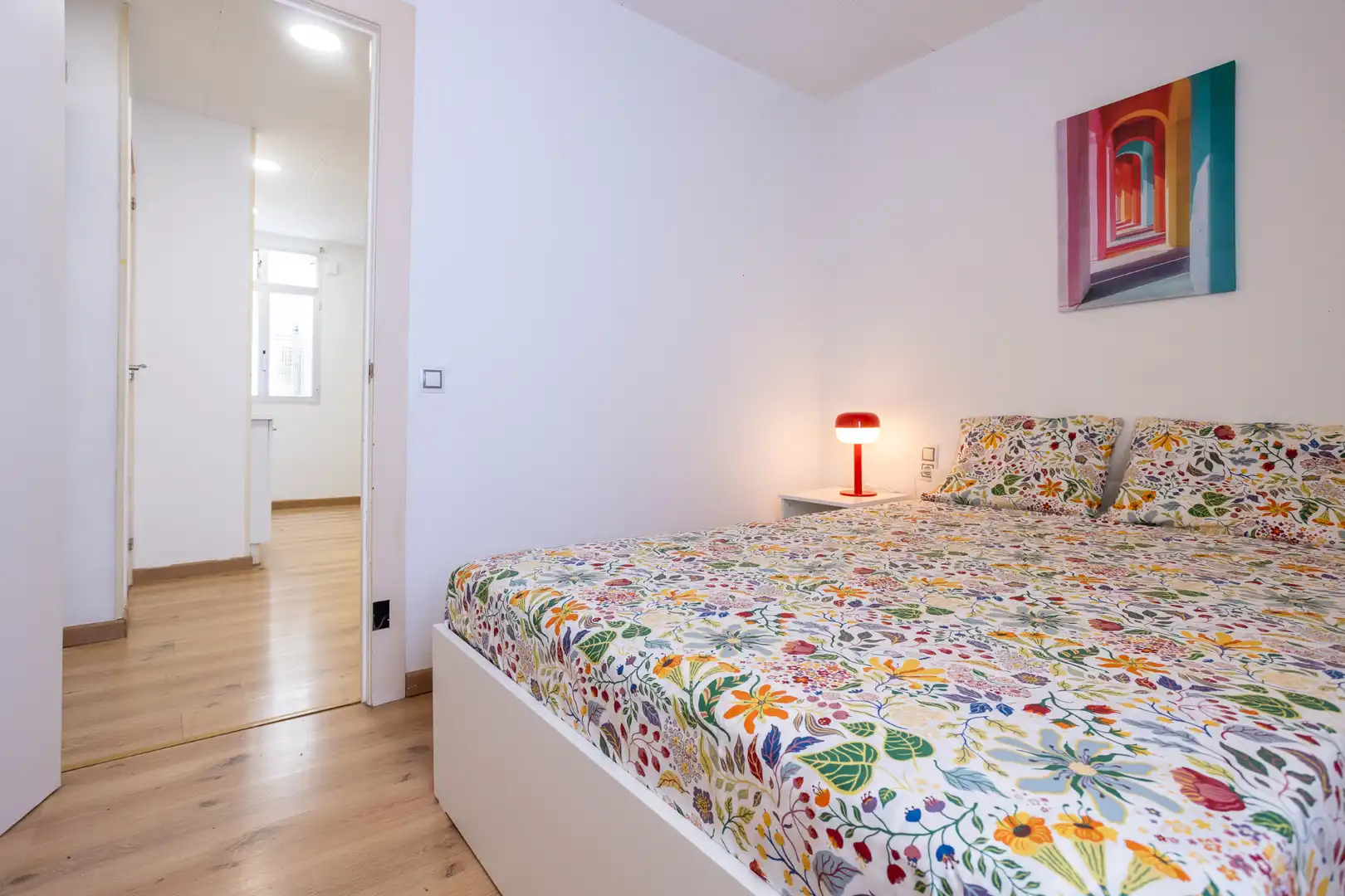 Habitación de Apartamento de alquiler en Barcelona con Parquet, Amueblado y Lavadora