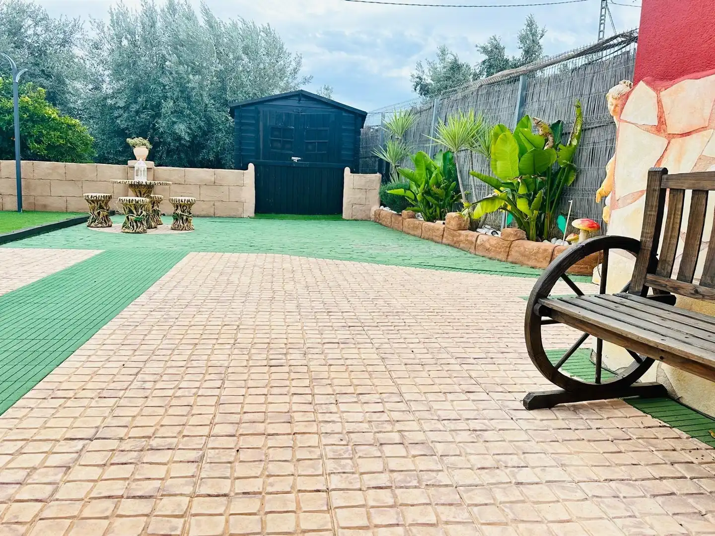 Terrassa de Casa o xalet en venda en Ulea amb Aire condicionat, Calefacció i Jardí privat