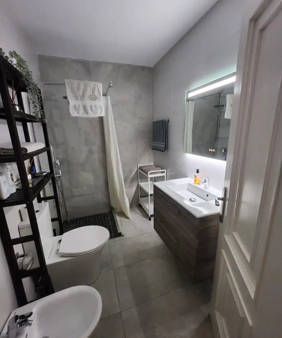 Baño de Ático de alquiler en Estepona con Aire acondicionado, Amueblado y Se aceptan mascotas