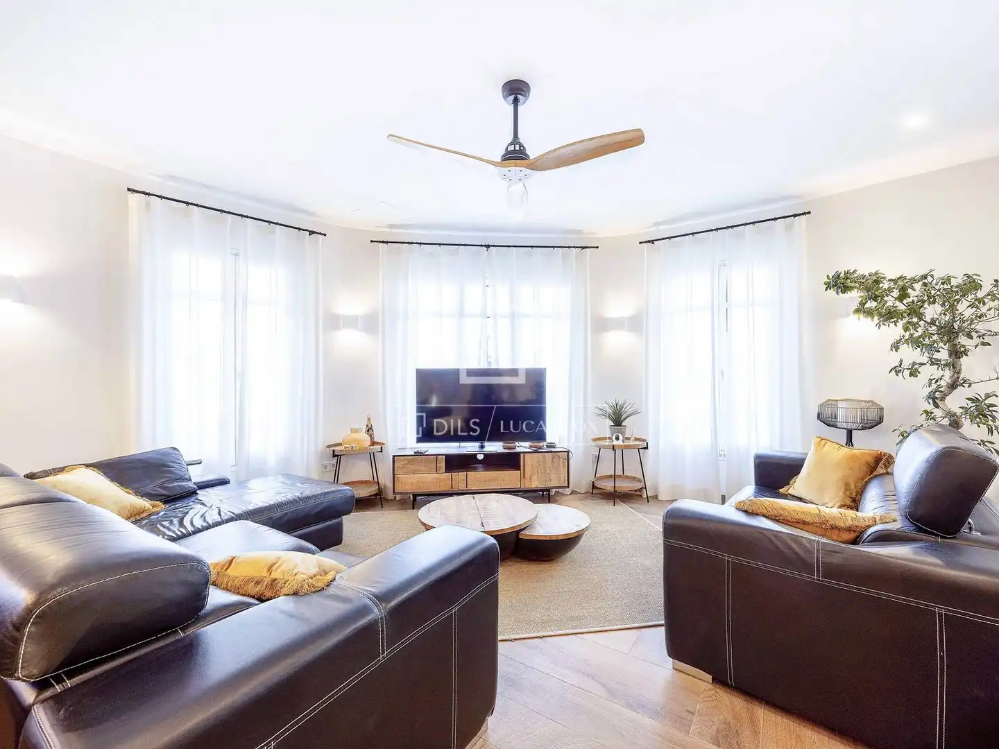 Sala de estar de Piso de alquiler en Valencia con Aire acondicionado, Calefacción y Parquet