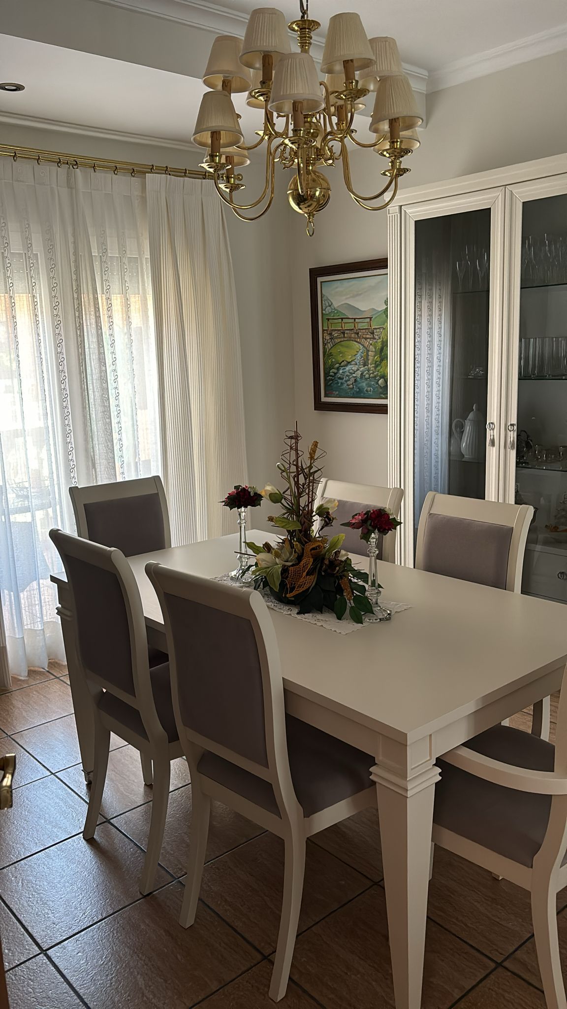 Menjador de Casa o xalet en venda en Moncada amb Aire condicionat, Terrassa i Forn