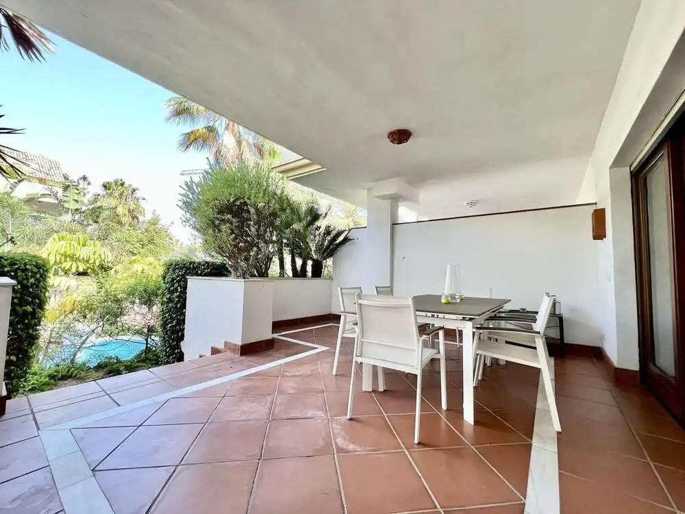 Terrace of Ground floor for rent in Marbella  with Air Conditioner, Private garden and Terrace