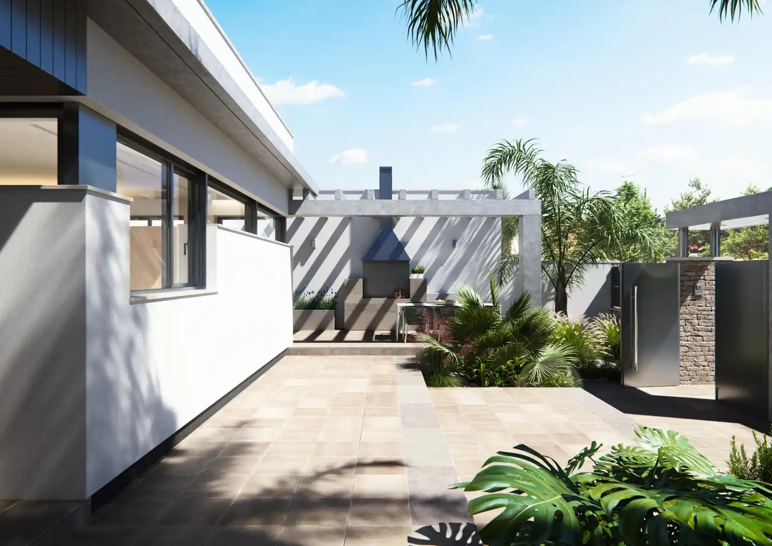 Terraza de Casa o chalet en venta en San Javier con Aire acondicionado, Calefacción y Jardín privado