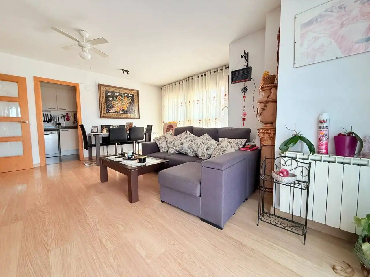 Living room of Flat for sale in Sant Celoni  with Heating, Furnished and Alarm