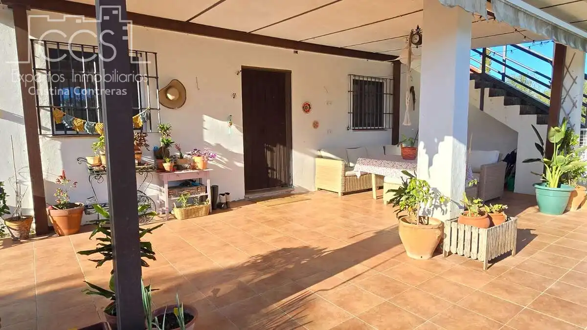 Exterior view of Country homes for sale in Pilas  with Air Conditioner, Terrace and Storage room