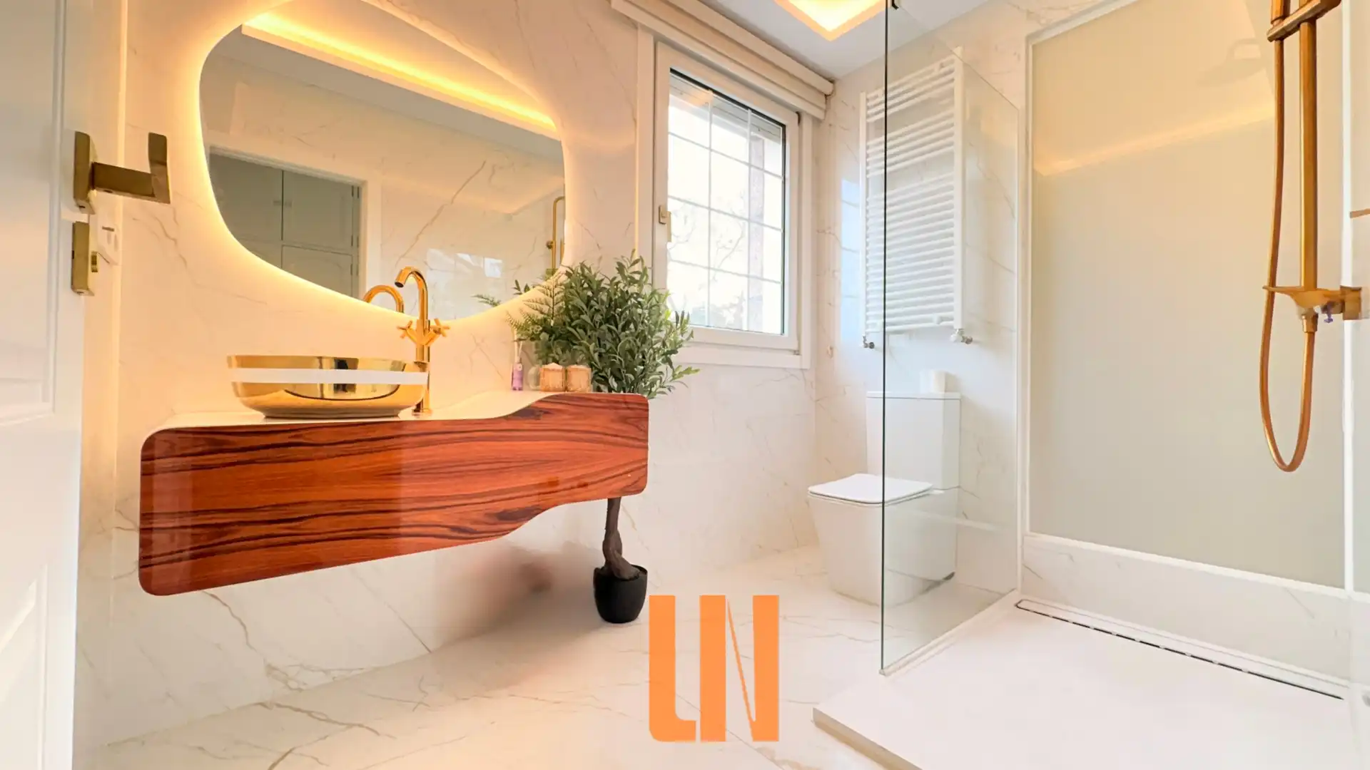 Baño de Casa o chalet en venta en A Coruña Capital  con Calefacción, Jardín privado y Parquet