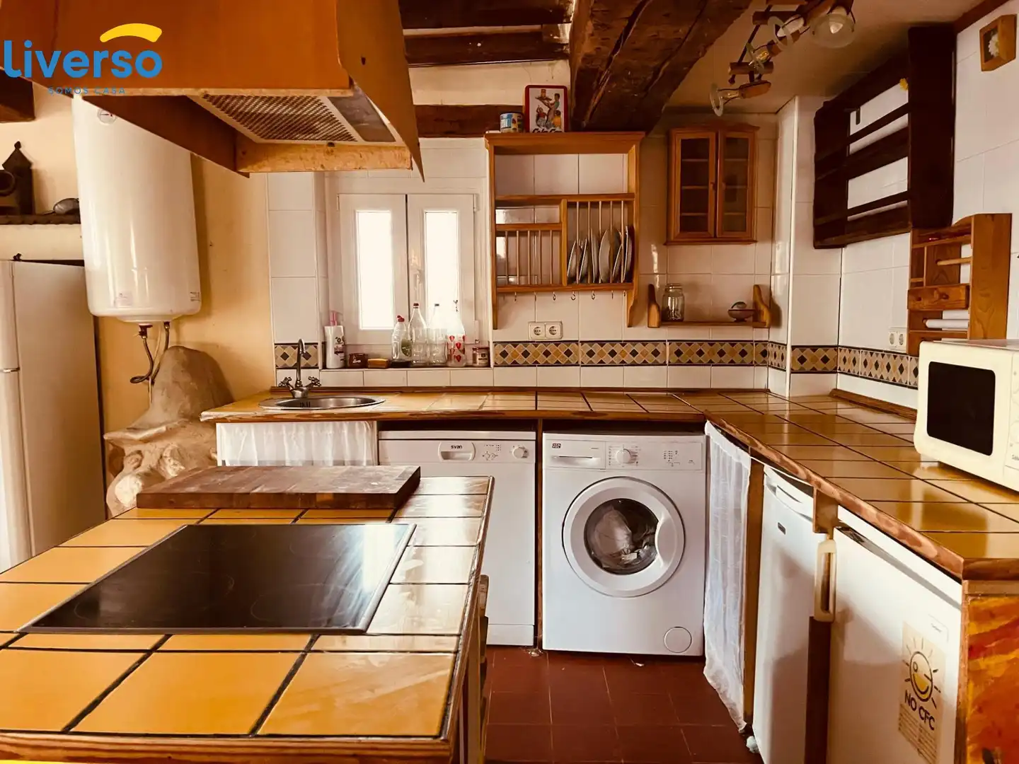 Kitchen of Houses for sale in Revillarruz  with Heating, Terrace and Furnished