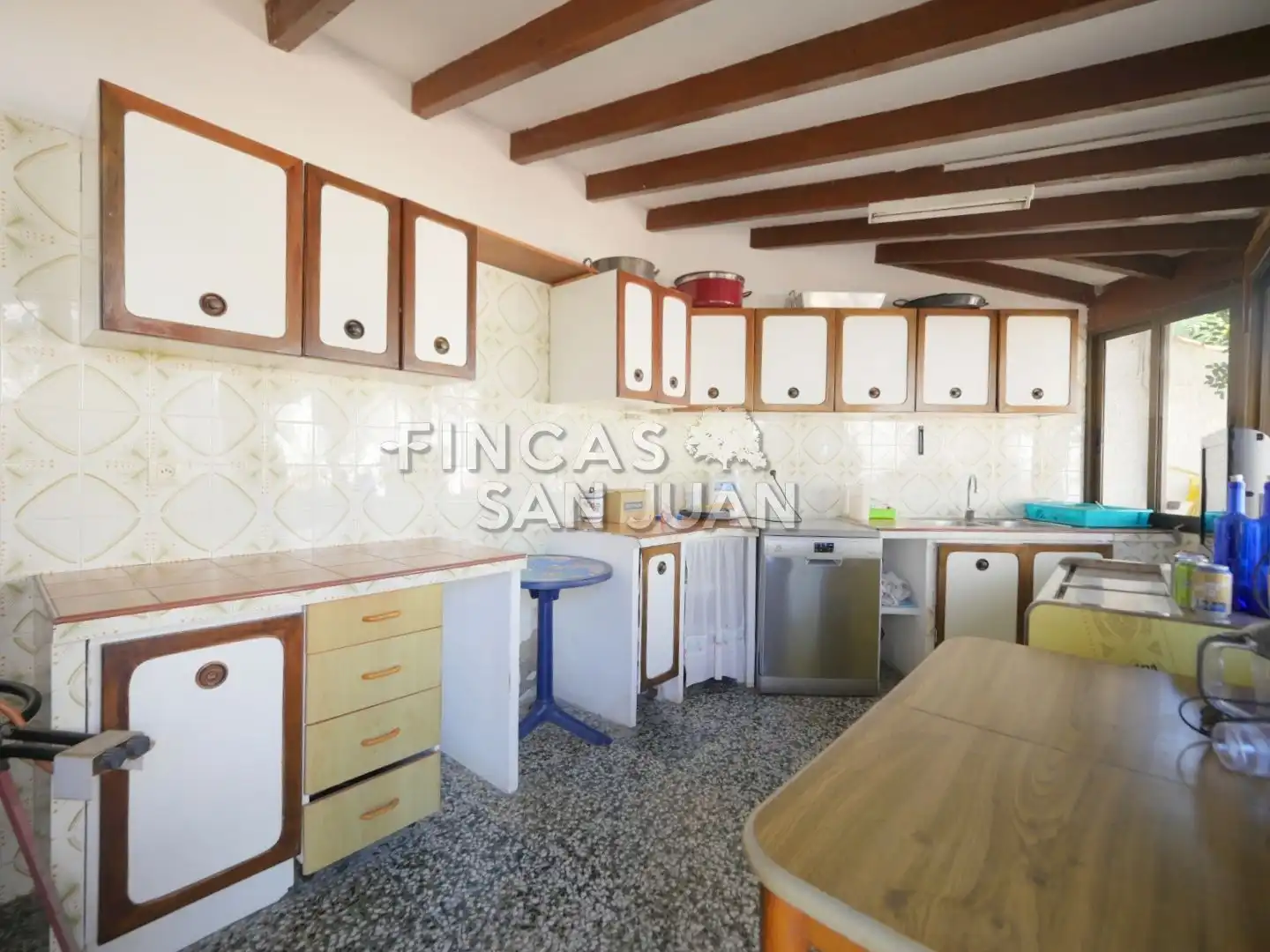 Cuina de Casa o xalet en venda en Sant Joan d'Alacant amb Terrassa, Traster i Piscina