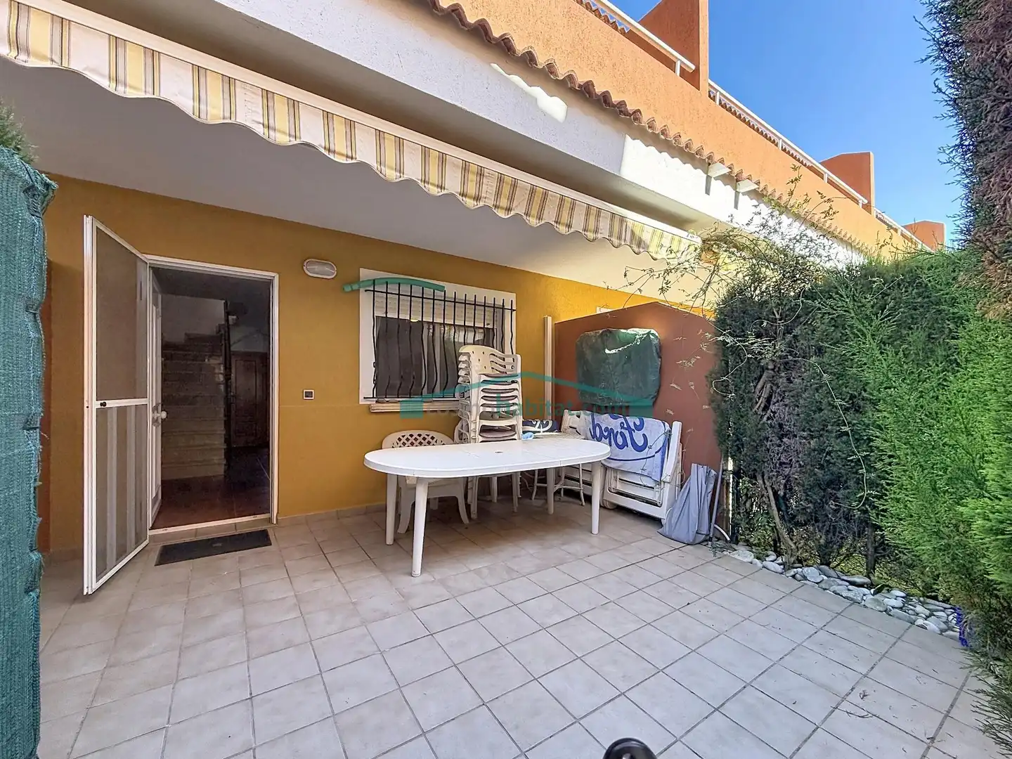 Terrassa de Casa adosada en venda en Els Poblets amb Aire condicionat, Jardí privat i Terrassa