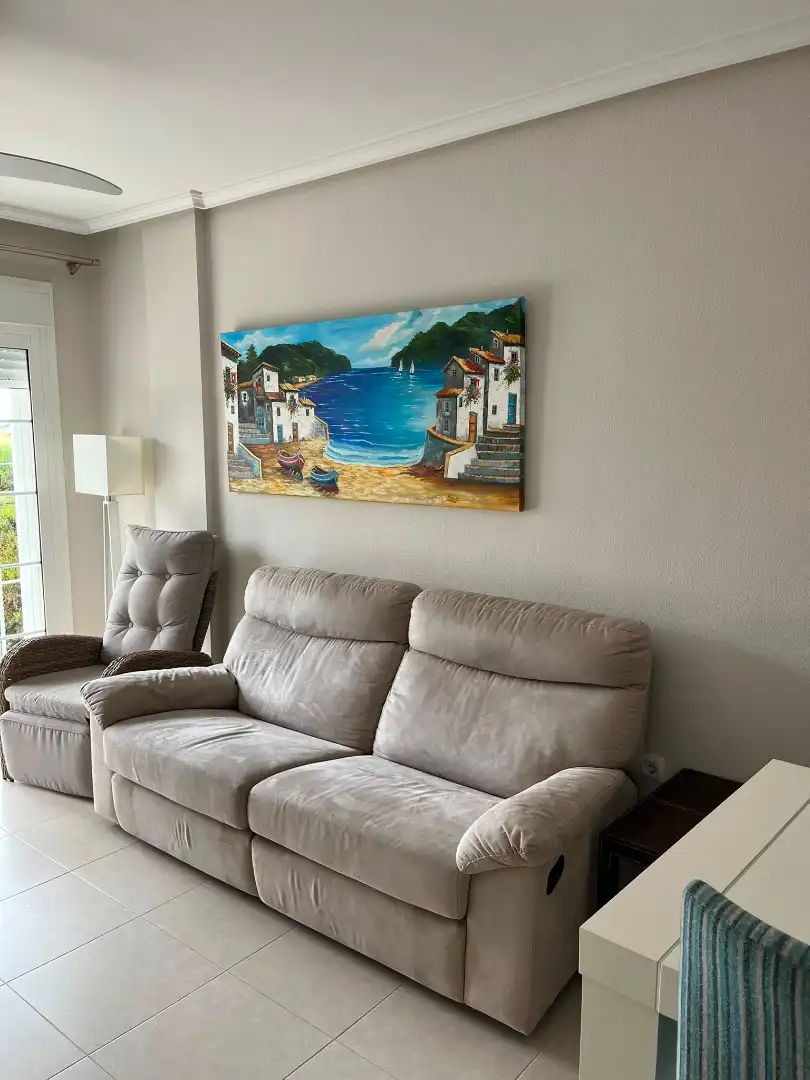 Sala de estar de Casa adosada en venta en Los Alcázares con Aire acondicionado, Jardín privado y Terraza