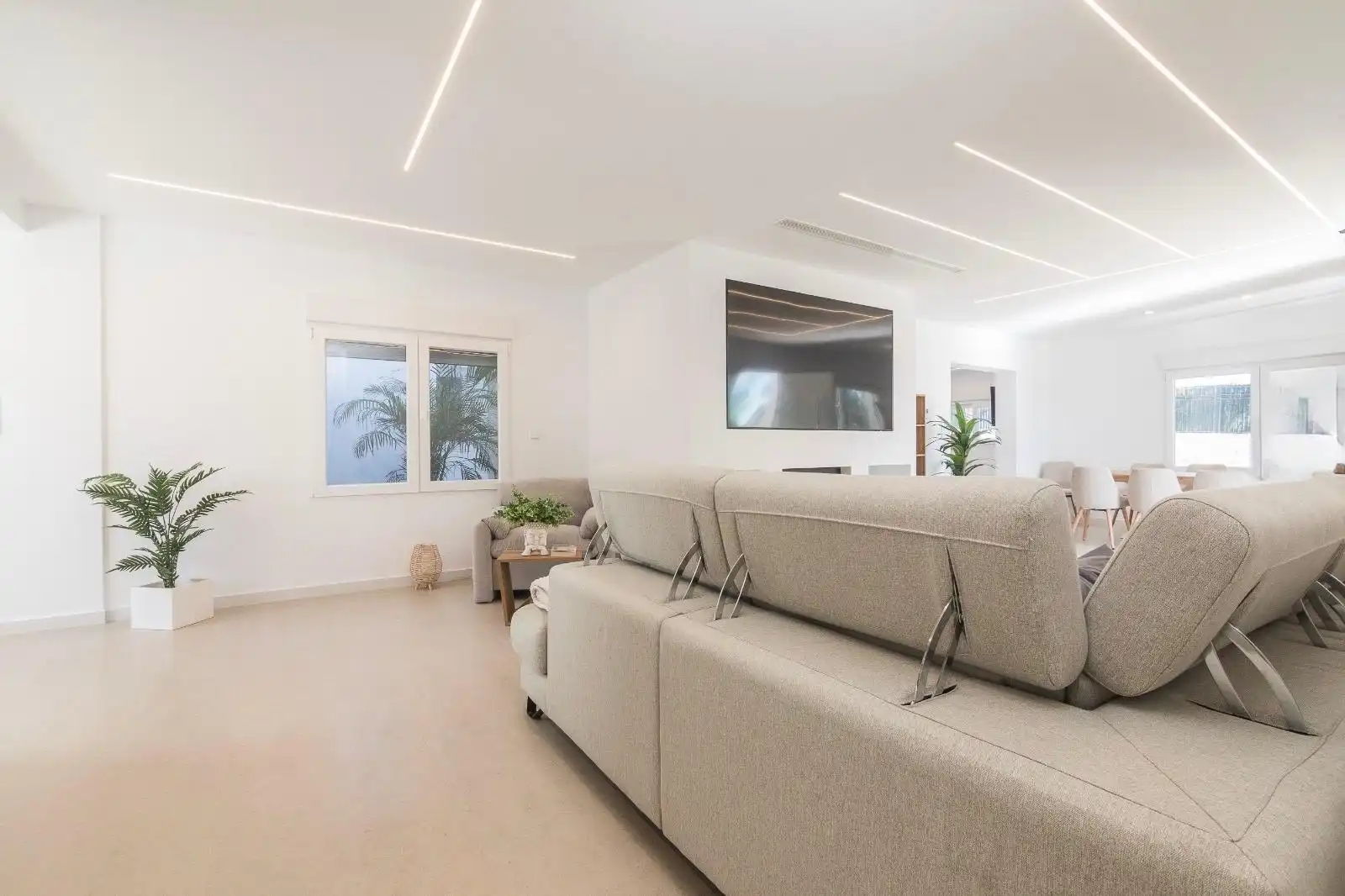 Living room of Houses for sale in Elche / Elx  with Air Conditioner, Private garden and Terrace