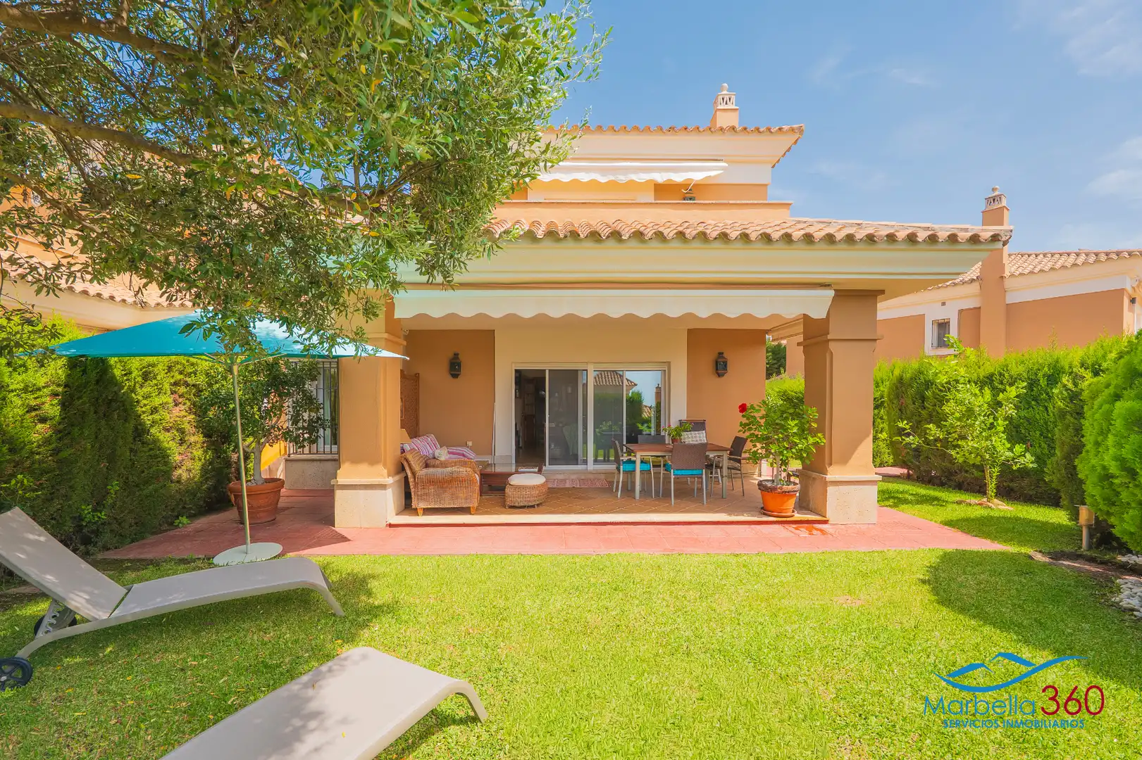 Jardín de Casa adosada en venta en Marbella con Aire acondicionado, Calefacción y Jardín privado