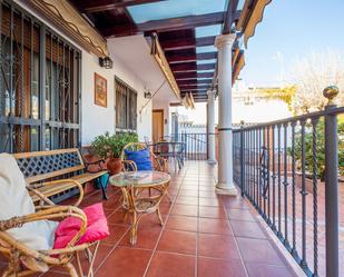 Terrace of House or chalet for sale in  Granada Capital  with Air Conditioner, Heating and Private garden