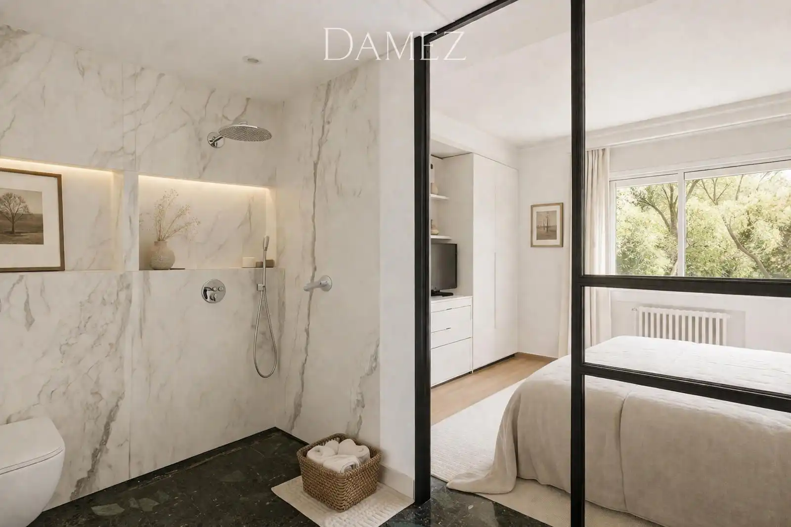 Badezimmer von Wohnung zum Verkauf in Madrid mit Klimaanlage, Heizung und Abstellraum