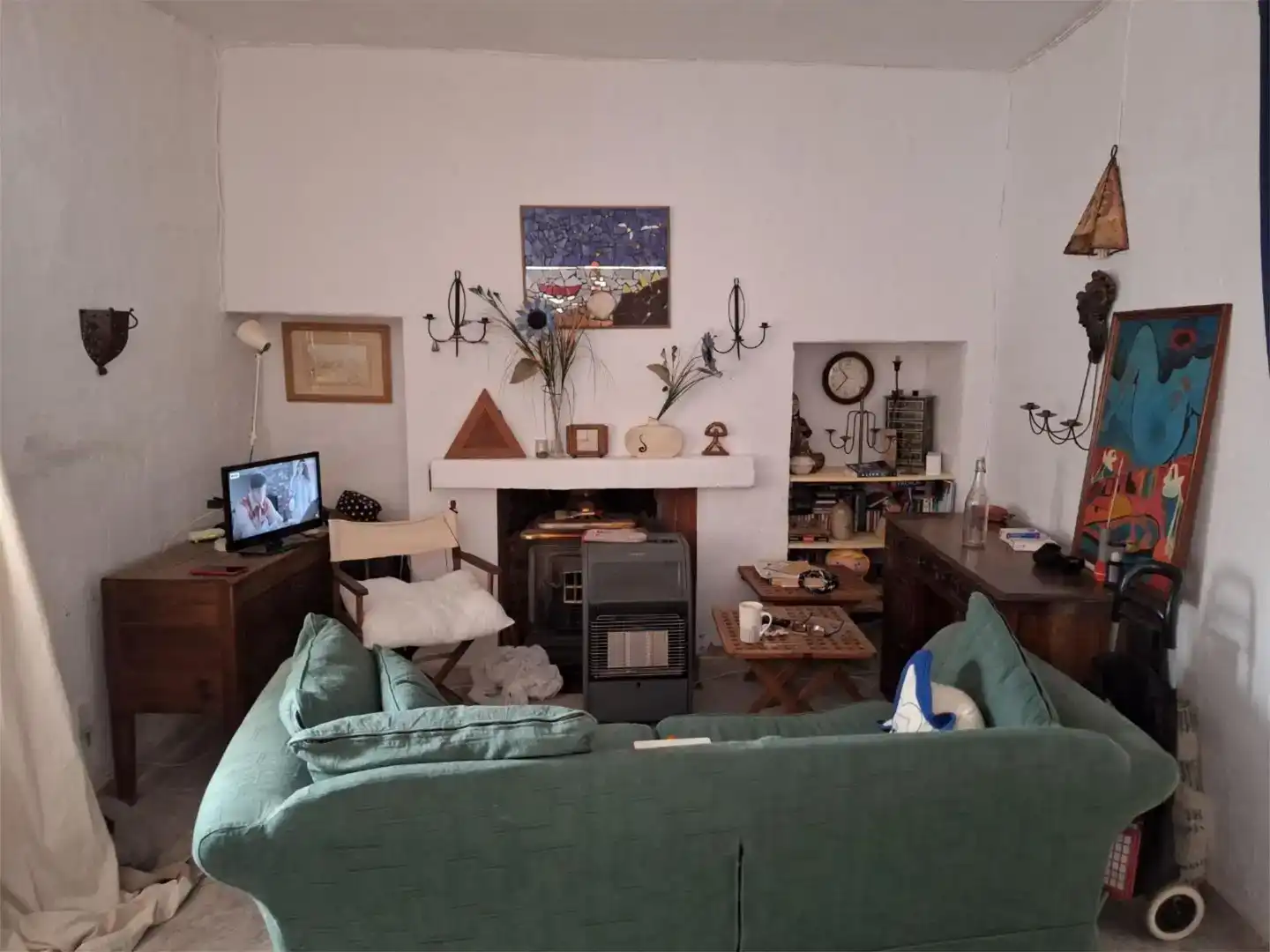 Sala de estar de Piso en venta en Otívar con Amueblado