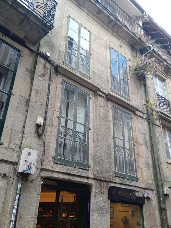 Exterior view of House or chalet for sale in Santiago de Compostela 