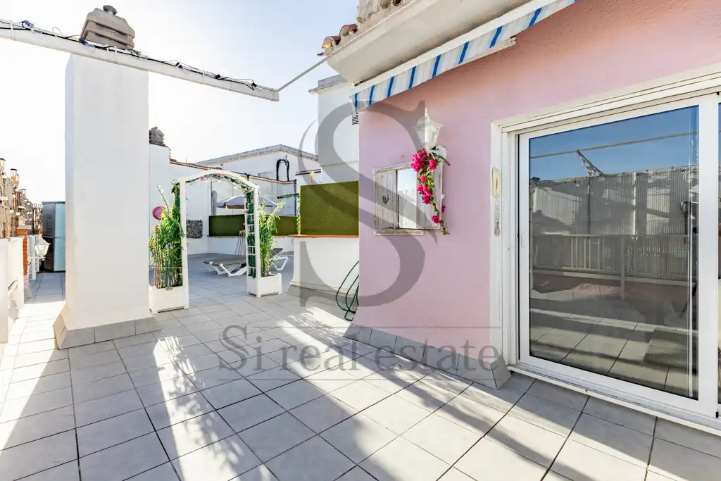 Terrasse von Dachboden zum Verkauf in Barcelona mit Heizung, Terrasse und Abstellraum