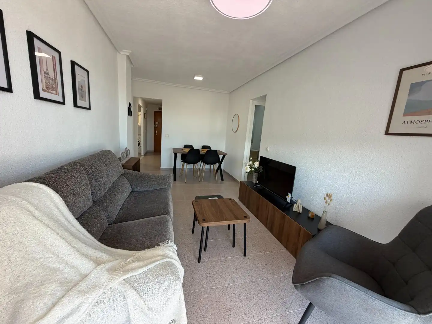 Living room of Apartments for rent in Santa Pola  with Air Conditioner, Heating and Terrace
