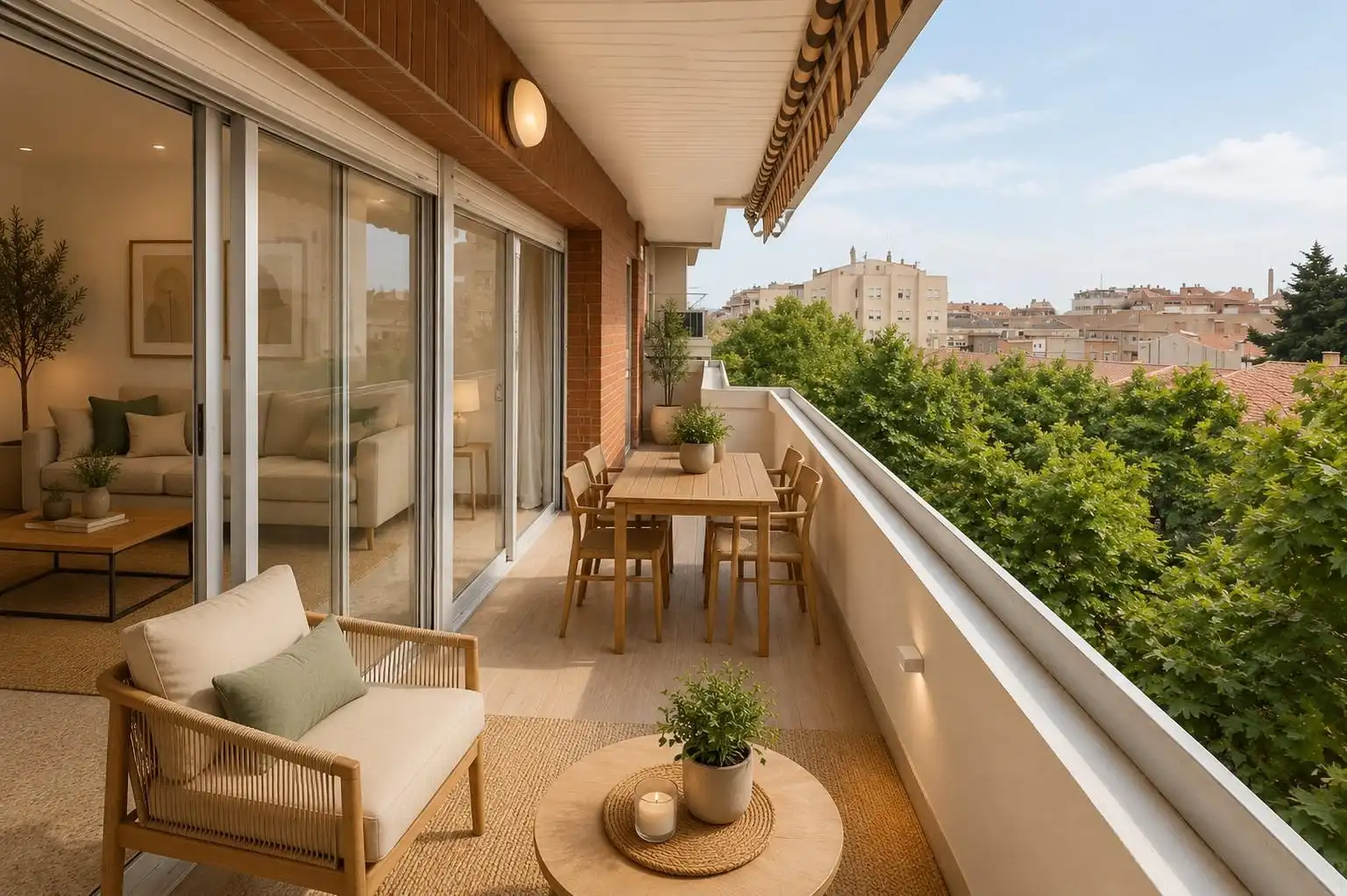 Terrace of Flat for sale in Sabadell  with Air Conditioner, Heating and Terrace